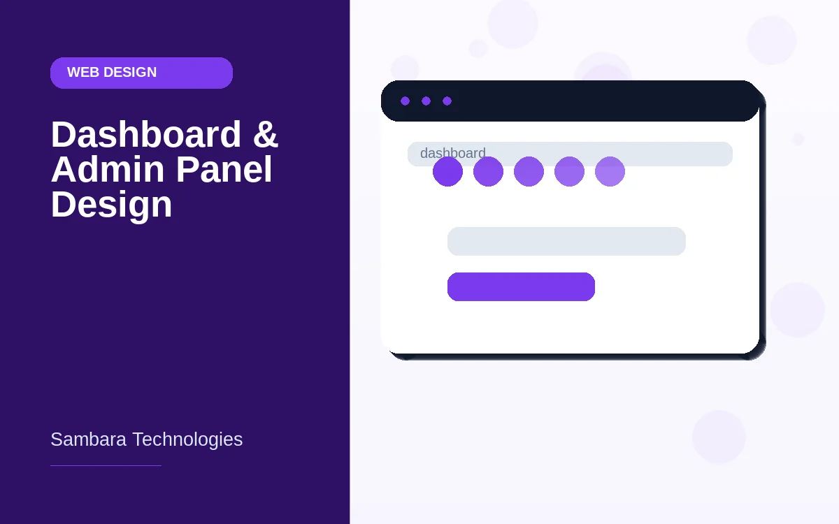 Dashboard & Admin Panel Design