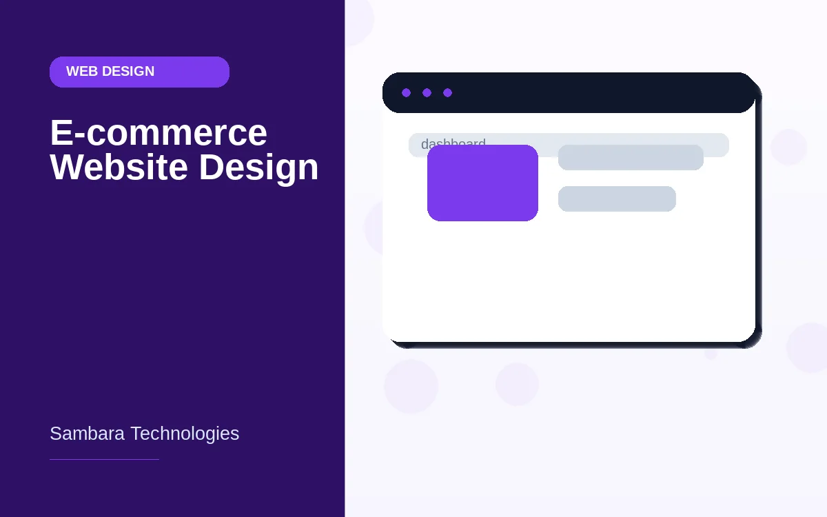 E-commerce Website Design
